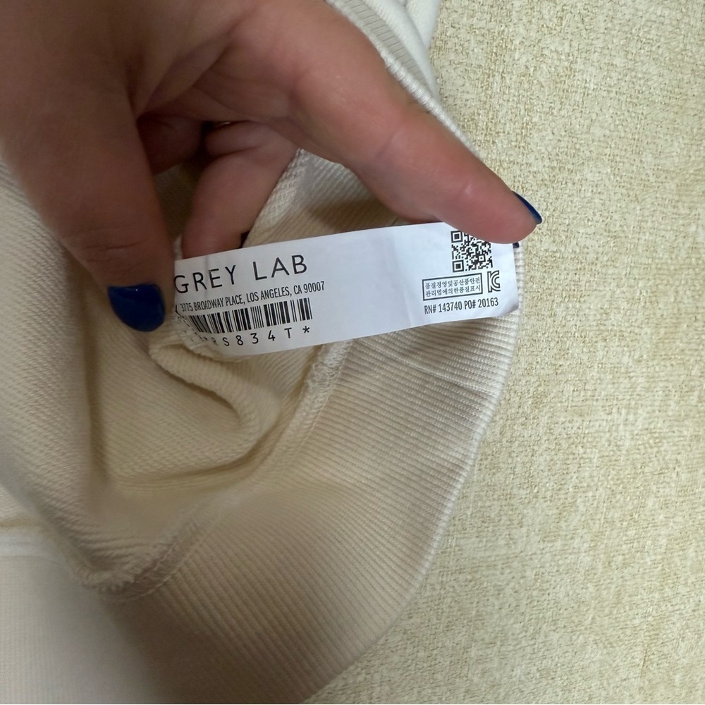 Grey Lab Muscle Sweatshirt Size XS - Picture 3 of 4